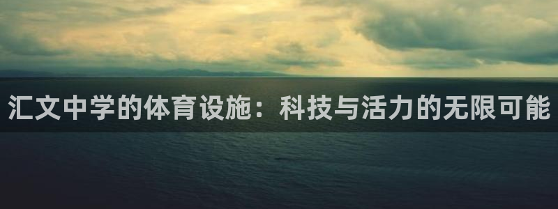 意昂体育4联系电话：汇文中学的体育设施：科技与活力的