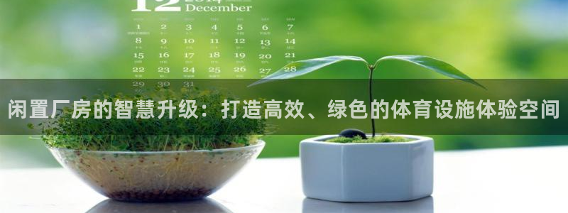 意昂4娱乐：闲置厂房的智慧升级：打造高效、绿色的体育