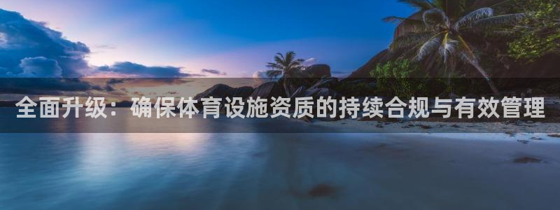 意昂体育4平台：全面升级：确保体育设施资质的持续合规与有效管 