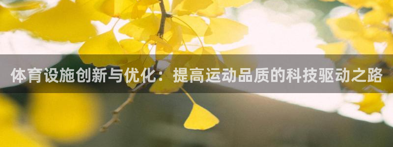 意昂4集团官网网址：体育设施创新与优化：提高运动品质的科技驱